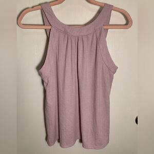 Papermoon NWT purple dale cross back detail knit tank top Size Small